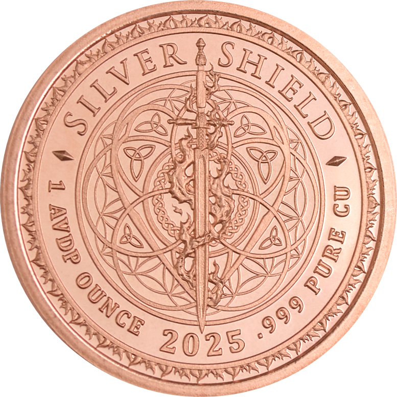 2025 (New) USA Freedom Girl Copper 1 oz Round - Image 2