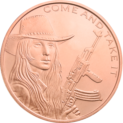 2025 (New) USA Come and Take It Copper 1 oz Round