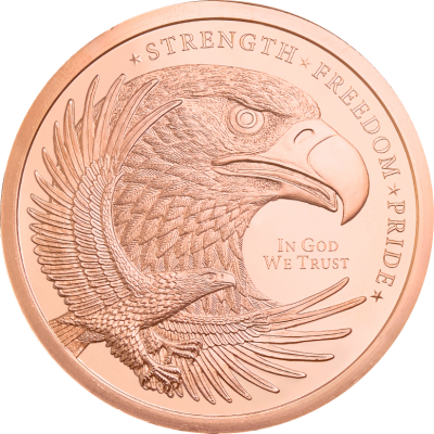 (New) USA Eagle Copper 5 oz Round