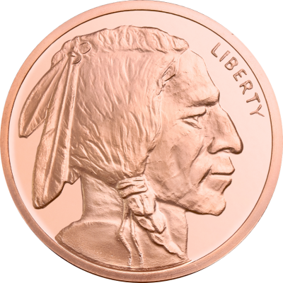 (New) USA Buffalo Copper 5 oz Round