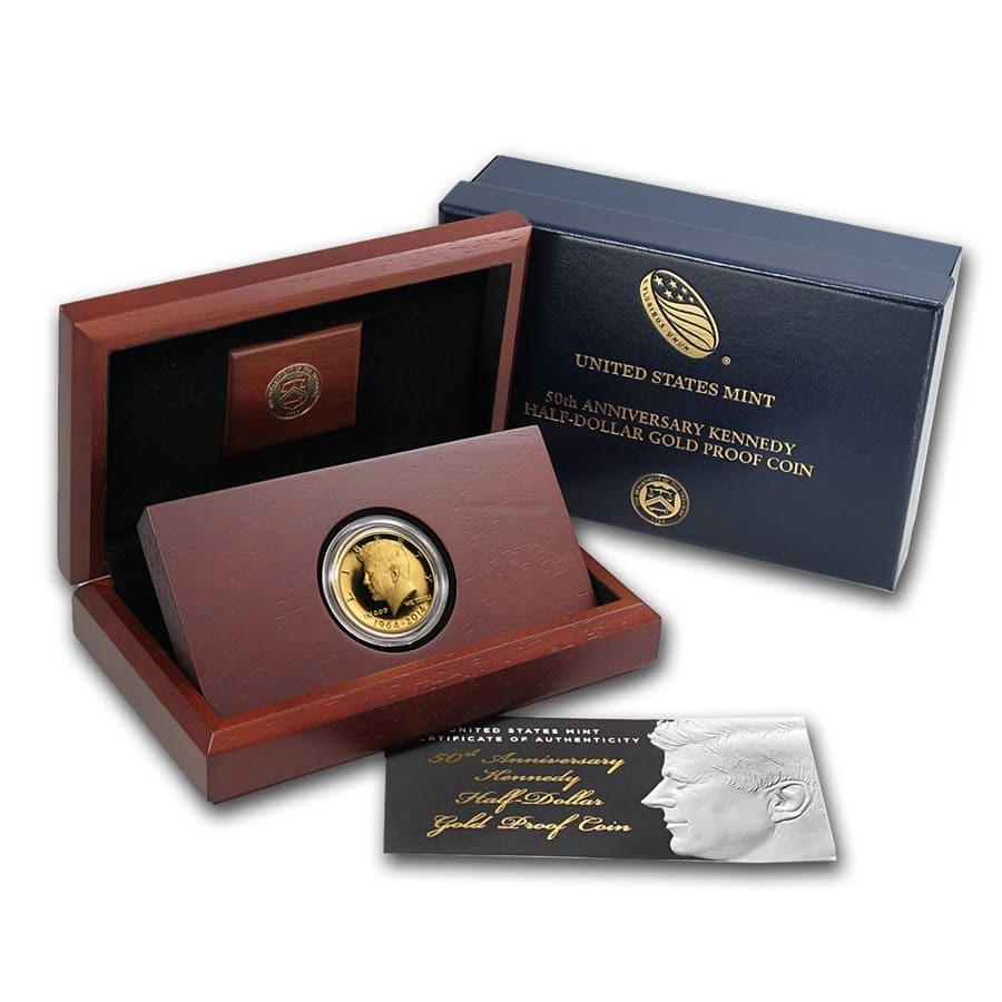 2014 (New) USA Commemorative Kennedy Half Dollar Gold 3/4 oz Proof Coin