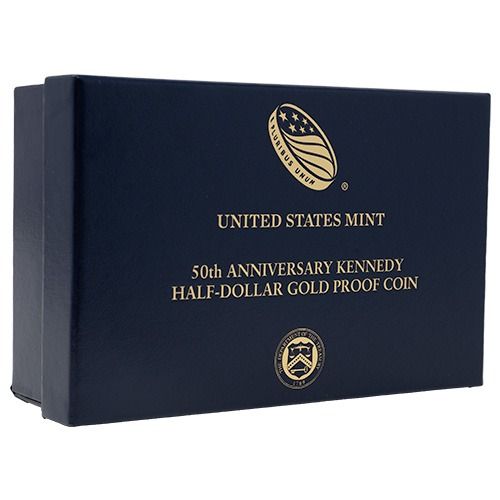 2014 (New) USA Commemorative Kennedy Half Dollar Gold 3/4 oz Proof Coin - Image 5