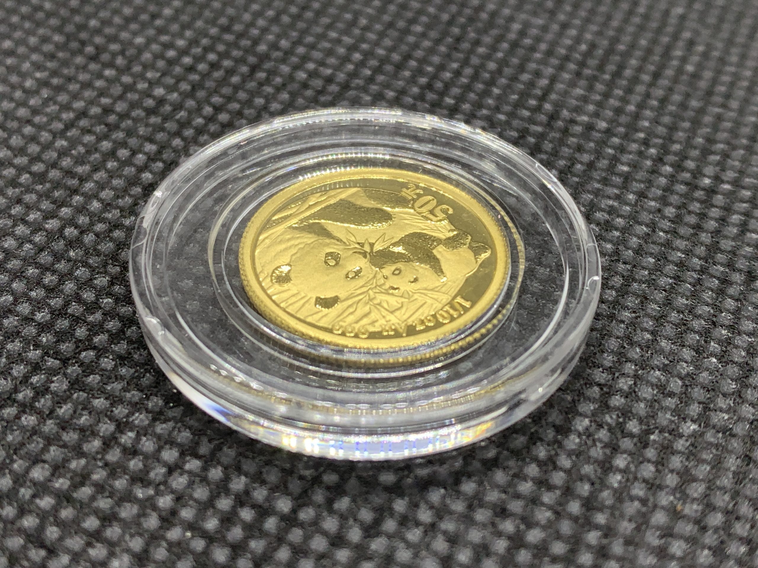 2015年 (新品) 中国「パンダ」純金 1/10オンス 金貨 #11719 - 画像 (5)