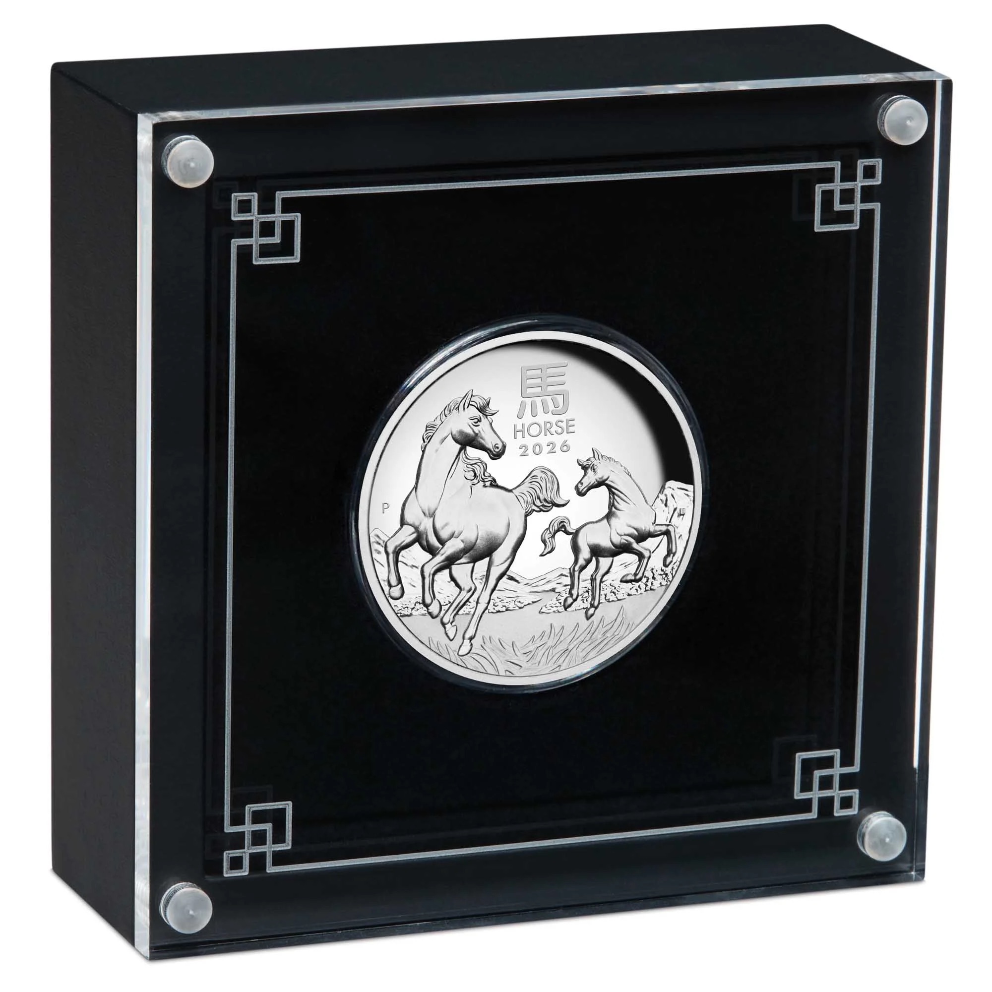 2026年 (新品) オーストラリア「干支 十二支・午年 馬年」純銀 1オンス ハイリリーフ 銀貨