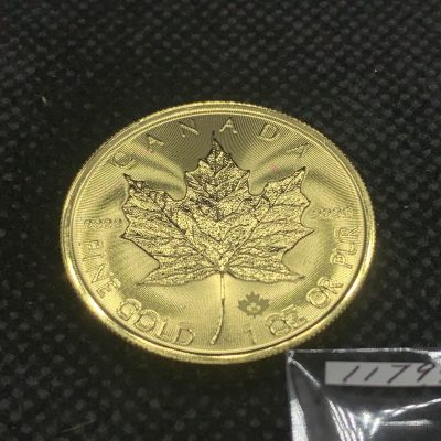 2025年 (新品) カナダ「メイプルリーフ」純金 1オンス 金貨 #11795
