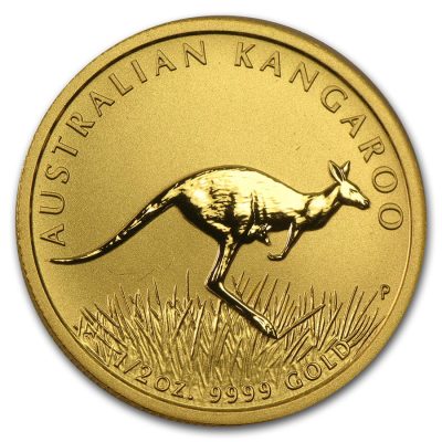 2008 (New) Australia Kangaroo Gold 1/2 oz Coin