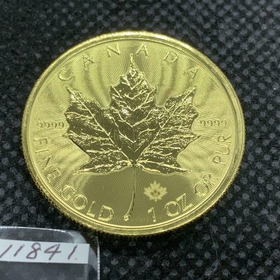 2025年 (新品) カナダ「メイプルリーフ」純金 1オンス 金貨 #11841