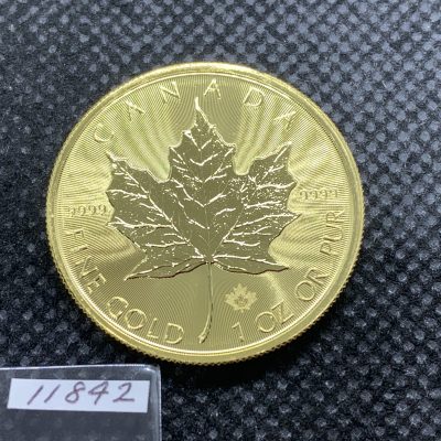 2025年 (新品) カナダ「メイプルリーフ」純金 1オンス 金貨 #11842