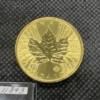 2025年 (新品) カナダ「メイプルリーフ」純金 1オンス 金貨 #11843
