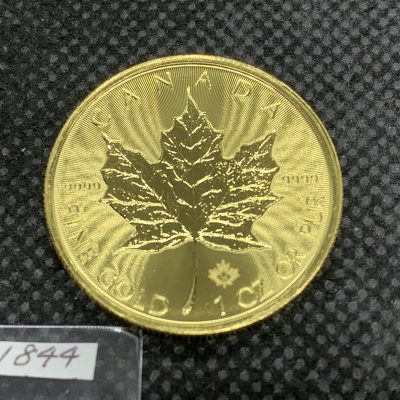 2025年 (新品) カナダ「メイプルリーフ」純金 1オンス 金貨 #11844