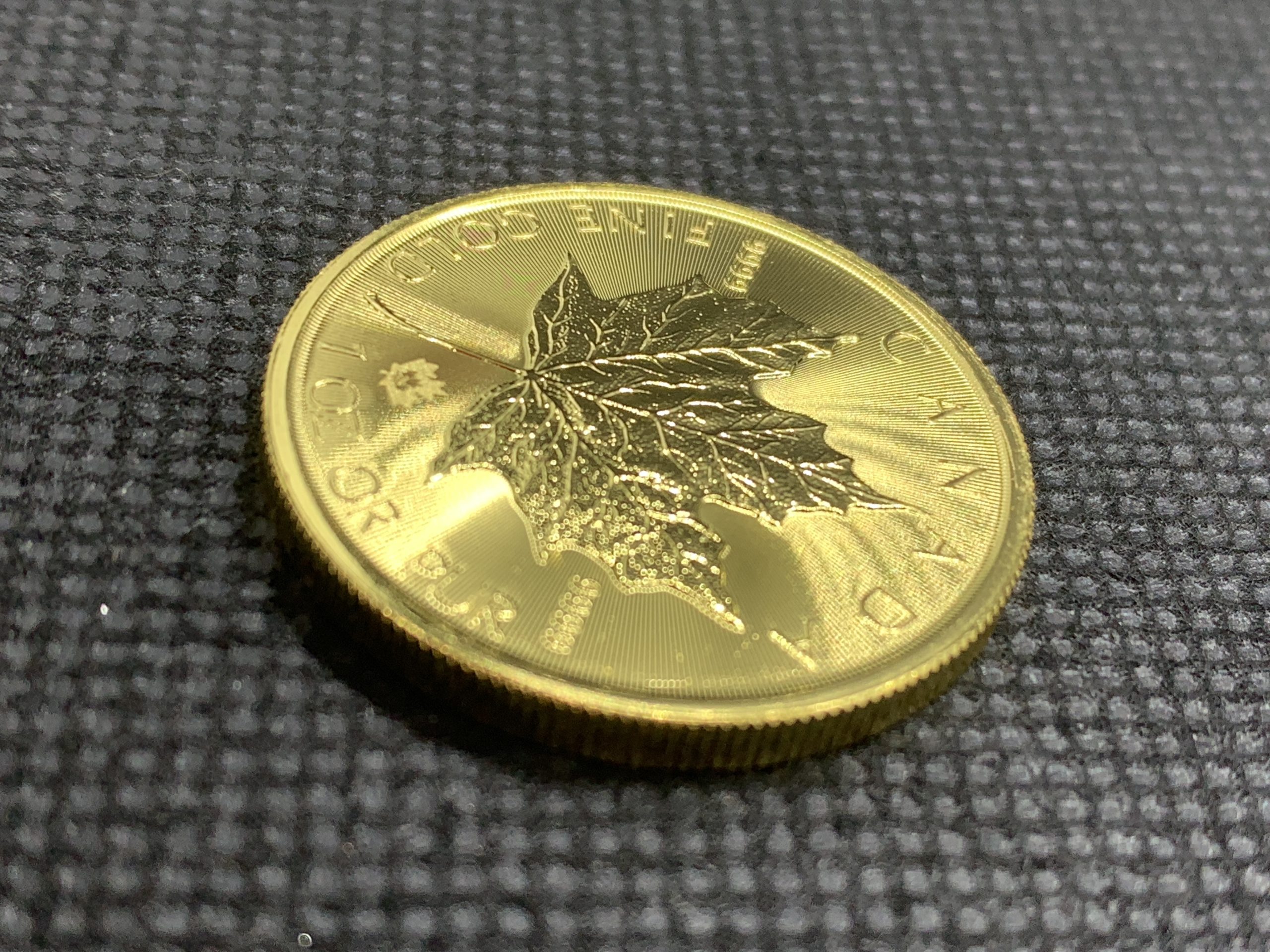 ②カナダサスカチュワンオイルメダル 2025年 (新品) カナダ「メイプルリーフ」純金 1オンス 金貨 #11844