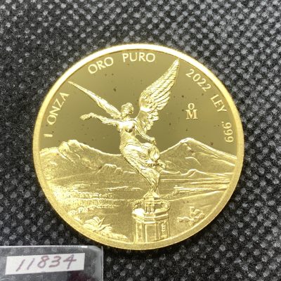 2022年 (新品) メキシコ「リベルタッド」純金 1オンス プルーフ 金貨 #11834