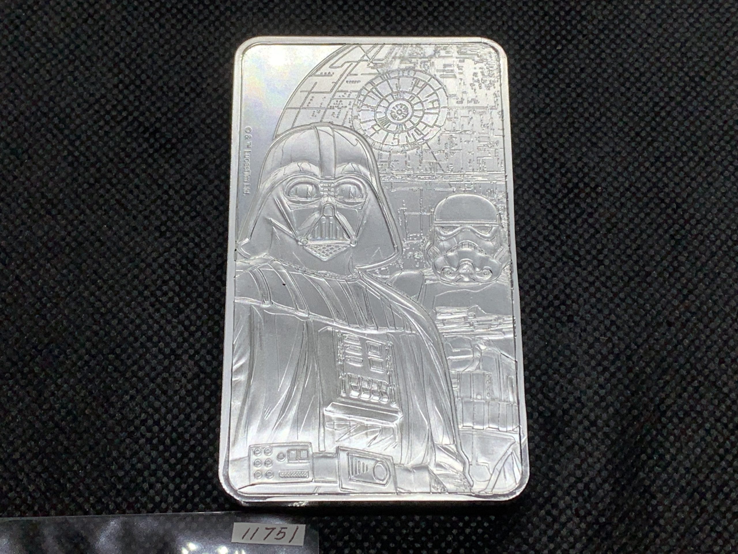 2024 (New) Great Britain Royal Mint Star Wars Dark Side Silver 10 oz Bar #11751