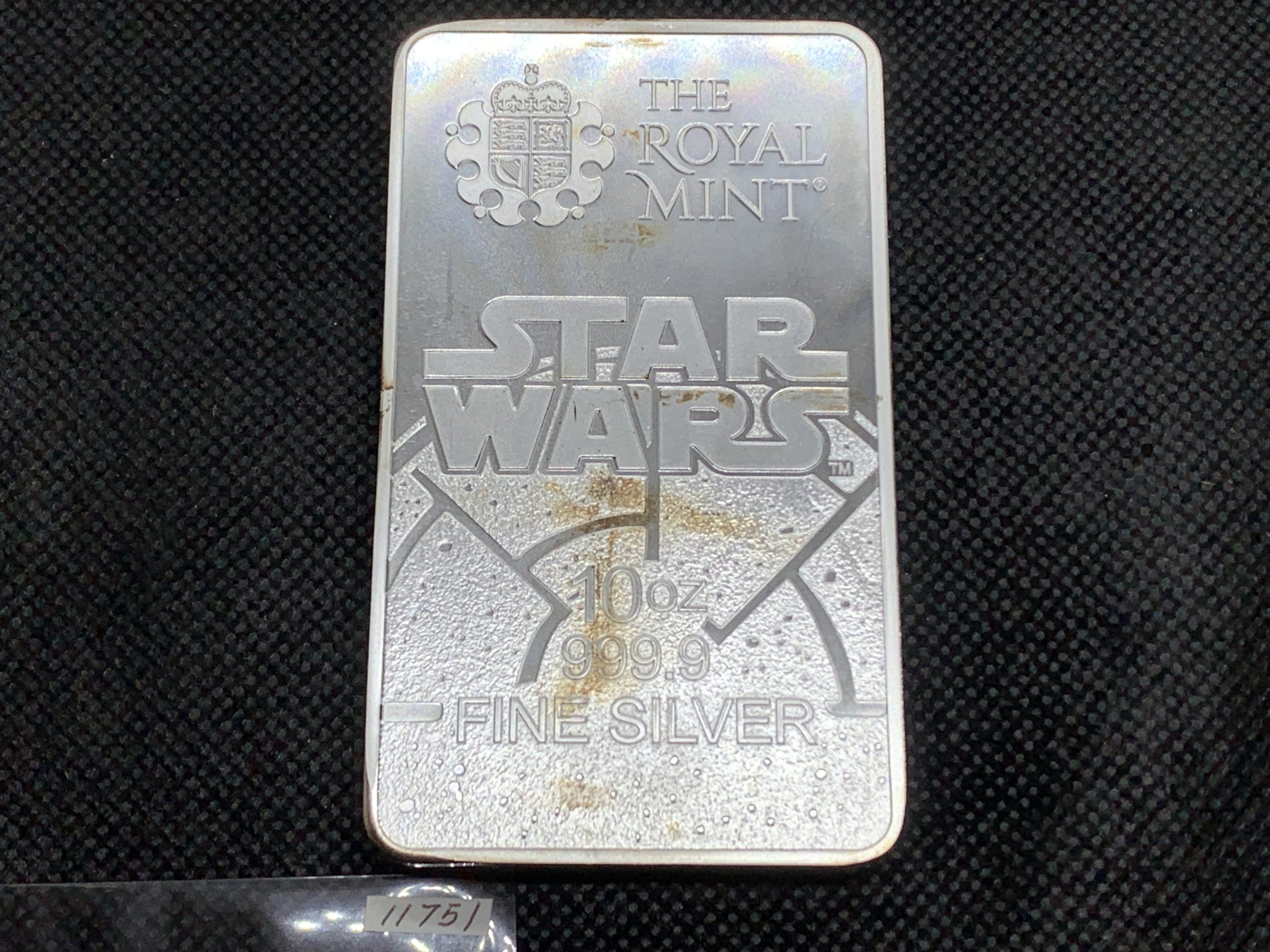 2024 (New) Great Britain Royal Mint Star Wars Dark Side Silver 10 oz Bar #11751 - Image 3