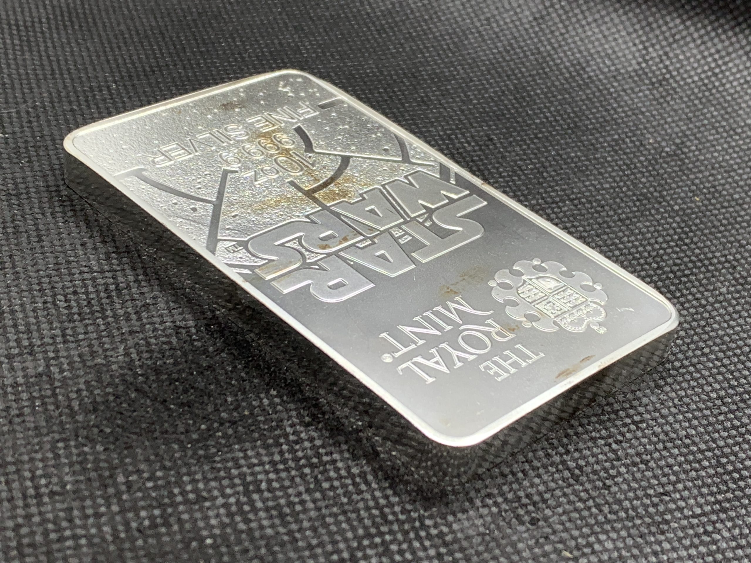 2024 (New) Great Britain Royal Mint Star Wars Dark Side Silver 10 oz Bar #11751 - Image 4