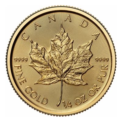 2026 (New) Canadian Maple Leaf Gold 1/4 oz Coin
