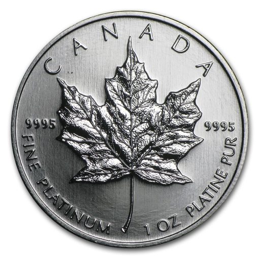 カナダ 2023年 メイプルリーフ  99.99%純銀 2009 (New) Canada Maple Leaf Platinum 1 oz Coin | ゴールド市場
