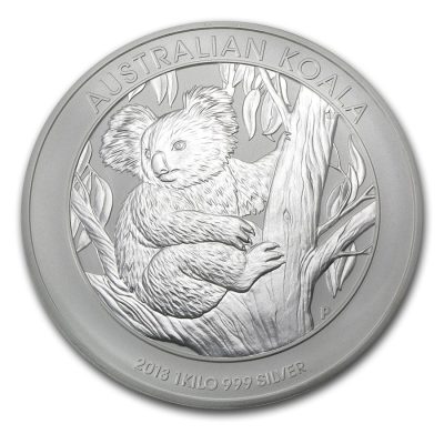 2013 (New) Australian Koala Perth Mint Silver 1 Kilogram Coin