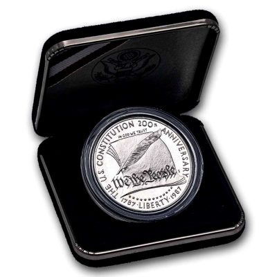 1987年 アメリカ 憲法記念日 200周年 90% 銀 24グラム プルーフ 銀貨