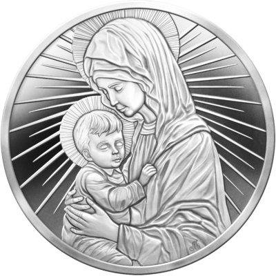 2025年 (新品) アメリカ「母と子」純銀 1オンス プルーフ メダル