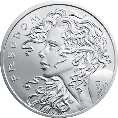 2026年 (新品) アメリカ「自由の少女」純銀 1オンス メダル