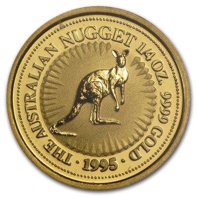 1995 (New) Australia Kangaroo Gold 1/4 oz Coin