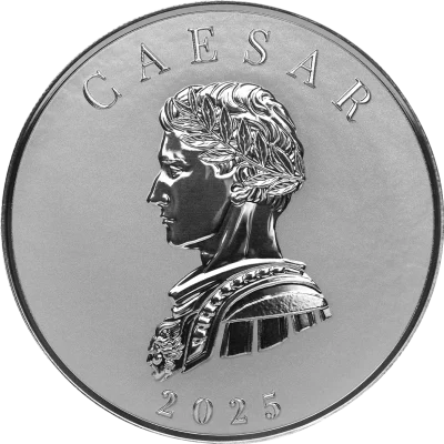 2025年 (新品) サモア「指揮官シリーズ・シーザー」純銀 5オンス 銀貨