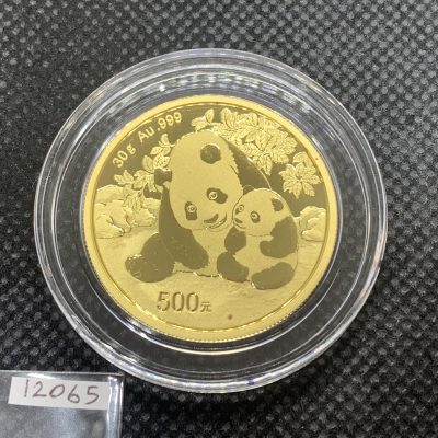 2024年 (新品) 中国「パンダ」純金 30グラム 金貨 #12065