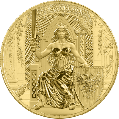 2026年 (新品) ポーランド「ゲルマニア」純金 1オンス 金貨