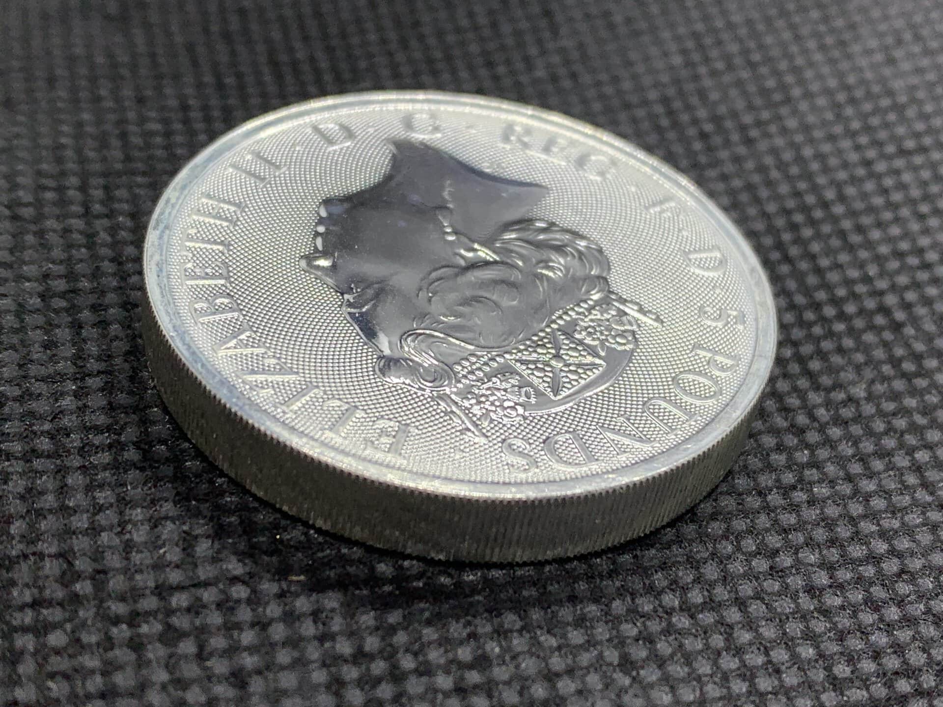 2019年 (新品) イギリス「クィーンズ ビースト・エール」純銀 2オンス