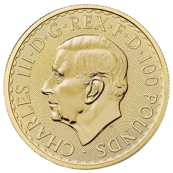 2023年 (新品) イギリス「ブリタニア」純銀 1オンス 銀貨 (チャールズ3