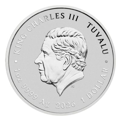 2026年 (新品) ツバル「DUNE/デューン」純銀 1オンス 銀貨 | ゴールド