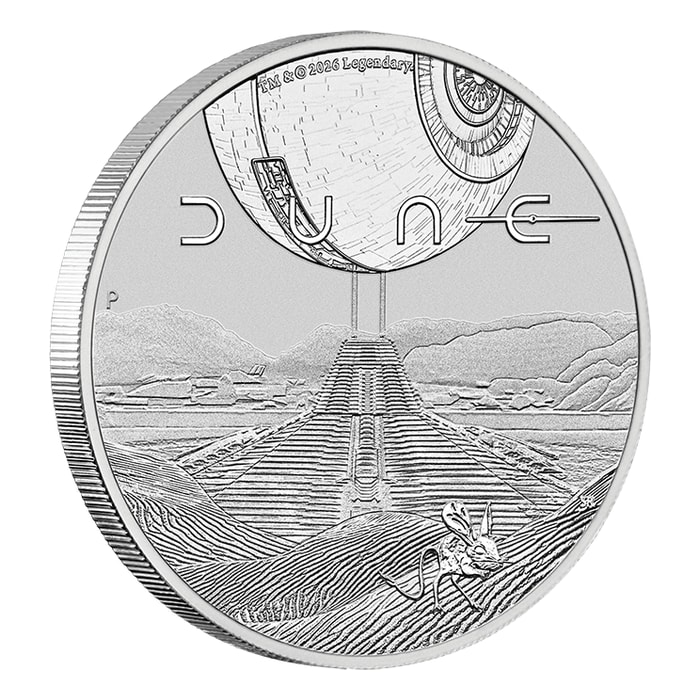 2026年 (新品) ツバル「DUNE/デューン」純銀 1オンス 銀貨 | ゴールド