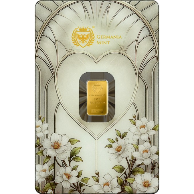 新品) ポーランド ゲルマニア「幸運」純金 1グラム バー | ゴールド