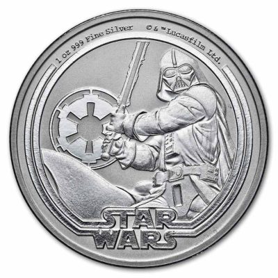 2021年ニュージーランド　ニウエ銀貨　1オンス　純銀シルバー　スターウォーズ スターウォーズ | ゴールド市場ドットコム