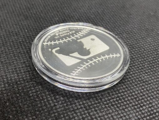 新品) アメリカ「MLB ロサンゼルス・ドジャース」純銀 1オンス メダル