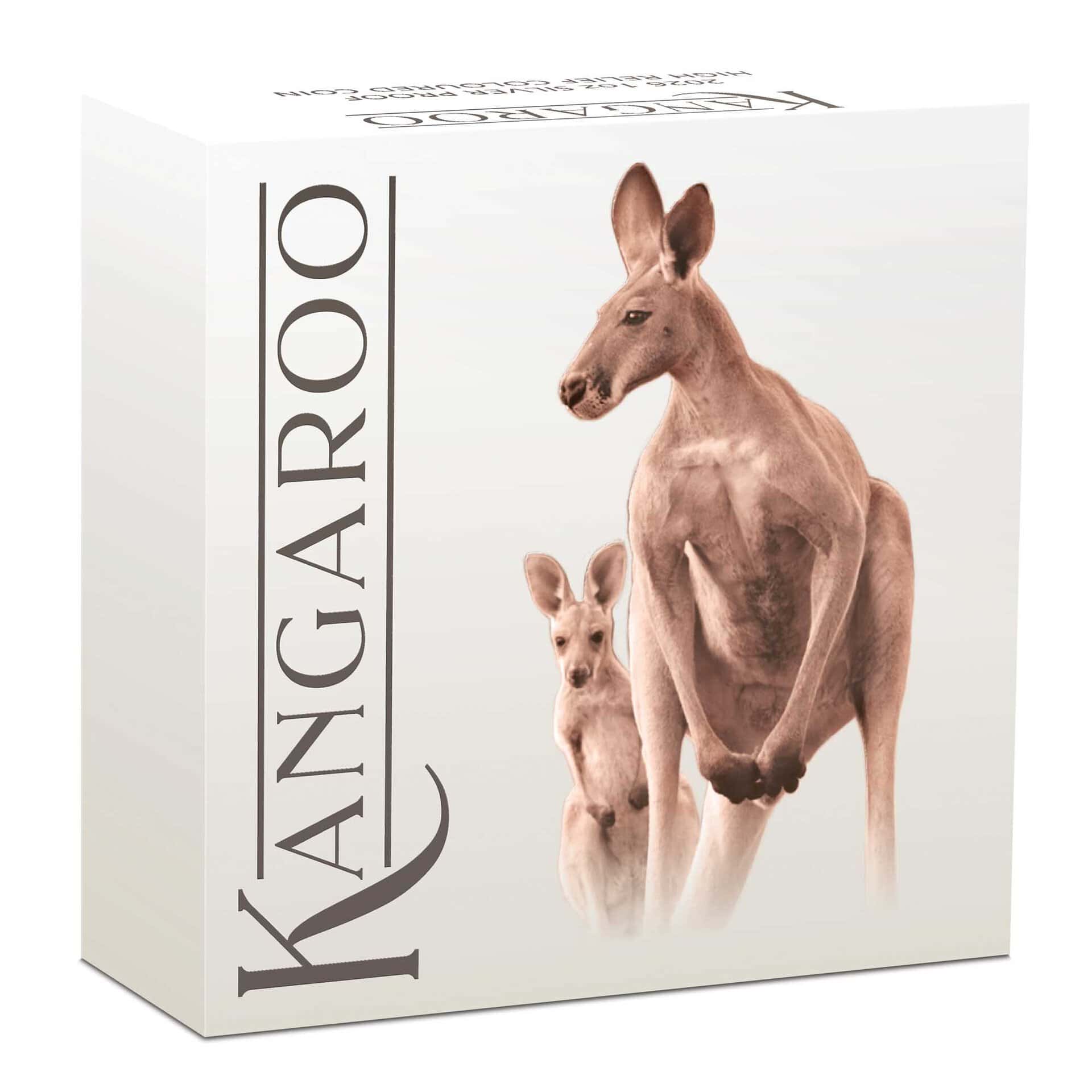2026年 (新品) オーストラリア「カンガルー 40周年」純銀 1オンス ハイ