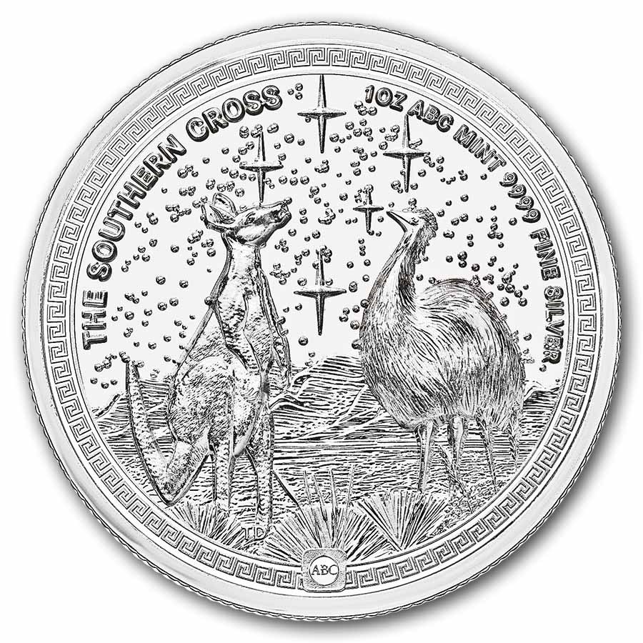 2026年 (新品) ニウエ「南十字星」純銀 1オンス ハイリリーフ 銀貨