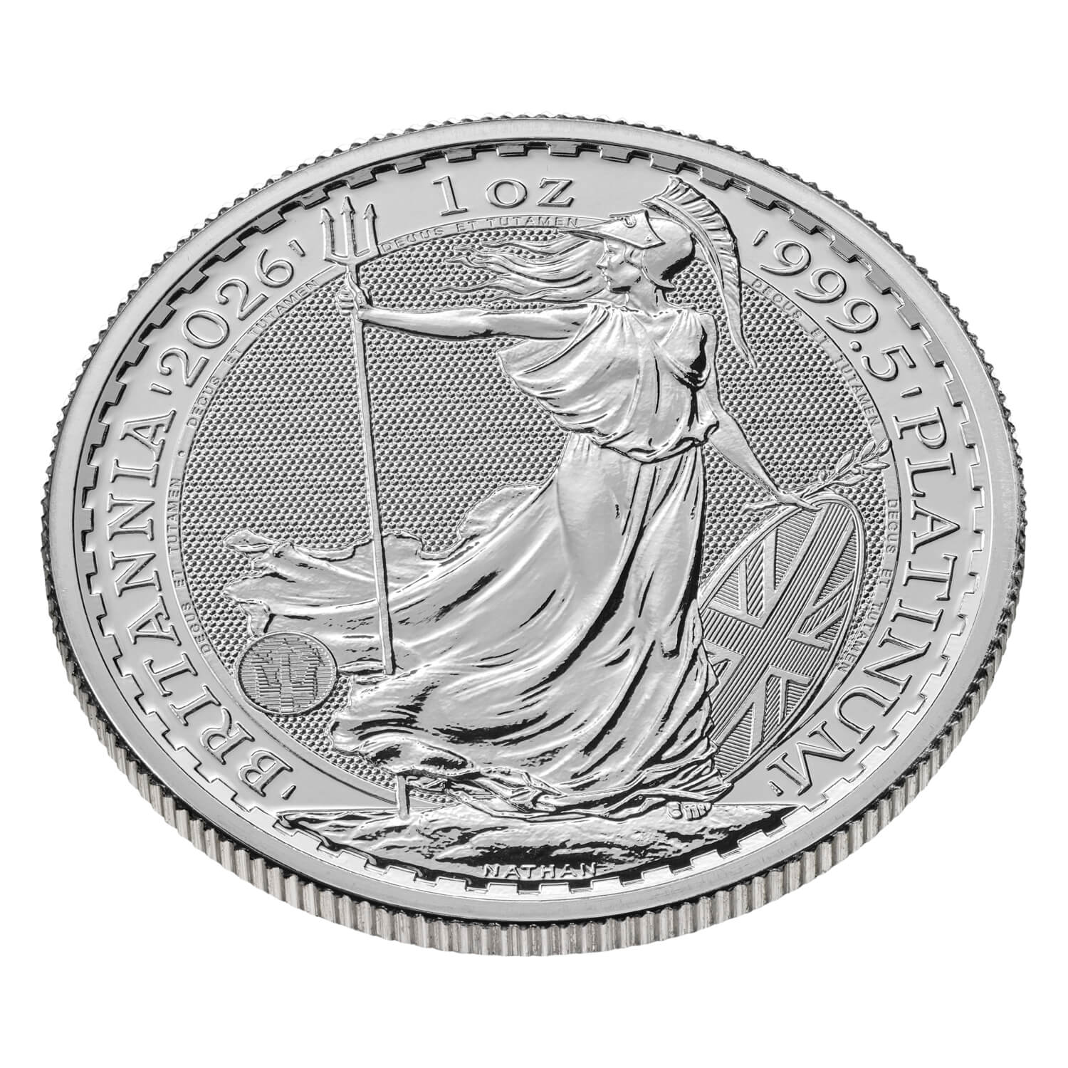 2枚 x 2026年 イングランド ブリタニア 銀貨 1/10 オンス 2026年 (新品) イギリス「ブリタニア」白金 純プラチナ 1オンス