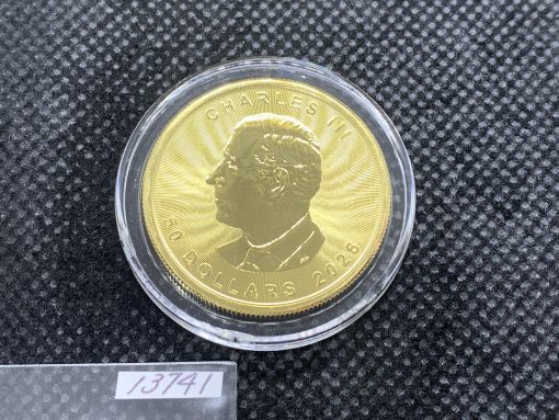 2026年 (新品) カナダ「メイプルリーフ」純金 1オンス 金貨 #13741