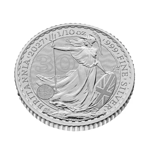 2027年 (新品) イギリス「ブリタニア・30周年」純銀 1/10オンス 銀貨