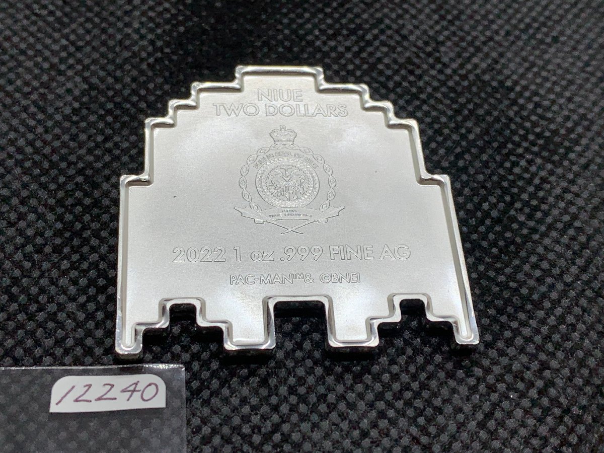 2022年 (新品) ニウエ「パックマン ゴースト型・スタッカー」純銀 1